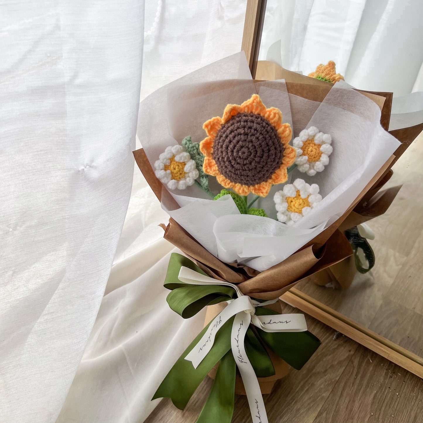 Sunflower Crochet bouquet