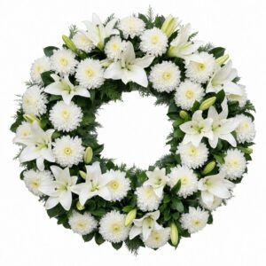 Condolence Wreath — 帛事花牌