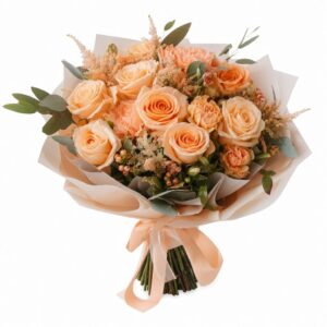 Peach Roses — 蜜桃玫瑰花束